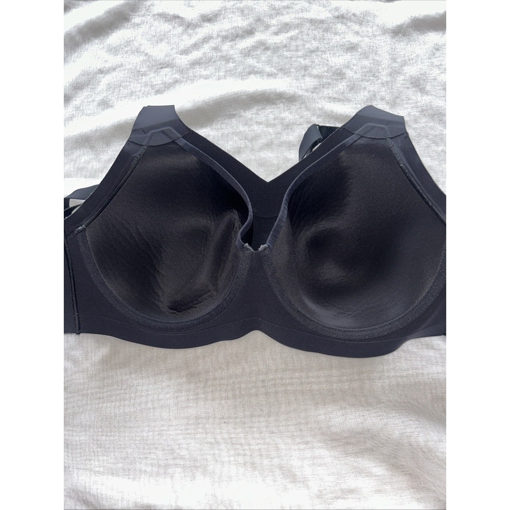 BROOKS Workout Bra 38DD Black Adjustable Straps Running Wire - Picture 3 of 6